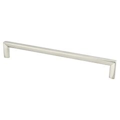 Metro 8-13/16" (224mm) Center to Center, 9-1/4" (235mm) Overall Length Brushed Nickel Cabinet Handle / Pull, Berenson Hardware