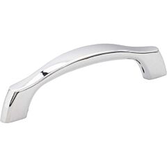 Aiden Style 3-3/4" Inch (96mm) Center to Center, Overall Length 4-3/4" Inch Polished Chrome Cabinet Pull/Handle