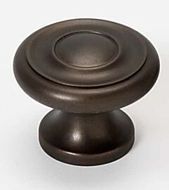 Alno Creations Knob 1-1/4" (32mm) Overall Length in Chocolate Bronze
