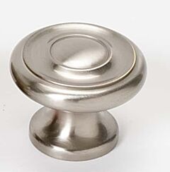 Alno Creations Knob 1-1/4" (32mm) Overall Length in Satin Nickel