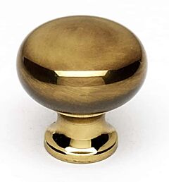 Alno Creations Knob 7/8" (22mm) Overall Length in Polished Antique