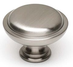 Alno Creations Sheen Knob 1-1/4" (32mm) Overall Length in Satin Nickel