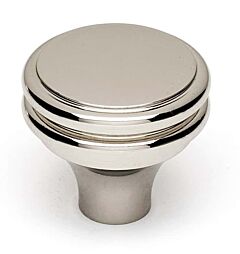 Alno Creations Chi Knob 1-1/4" (32mm) Overall Length in Polished Nickel