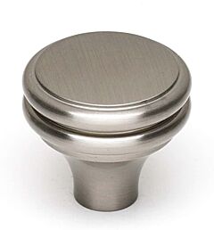 Alno Creations Chi Knob 1-1/4" (32mm) Overall Length in Satin Nickel