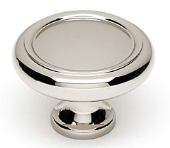 Alno Creations Beta Knob 1-1/2" (38mm) Overall Length in Polished Nickel