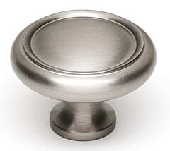 Alno Creations Beta Knob 1-1/2" (38mm) Overall Length in Satin Nickel