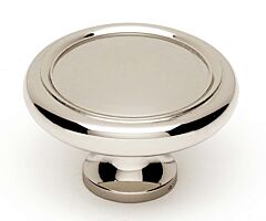 Alno Creations Beta Knob 1-3/4" (44mm) Overall Length in Polished Nickel