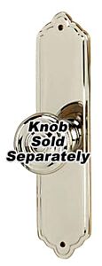 Alno Creations Escutcheon 4" (102mm) Overall Length in Polished Nickel