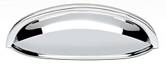 Alno Creations Montefalco 3" (76mm) Center to Center, Overall Length 4-5/8" Polished Chrome Cup Pull/Handle