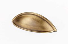 Alno Creations Cup 3" (76mm) Center to Center, Overall Length 4-5/8" Antique English Matte Cabinet Pull/Handle