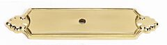 Alno Creations Bella Backplate 4-1/4" (108mm) Length in Polished Brass