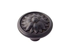 Alno Creations Fiore Knob 1-1/2" (38mm) Overall Length in Bronze