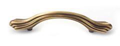 Alno Creations Venetian 3" (76mm) Center to Center, Overall Length 4-1/4" Antique English Matte Cabinet Pull/Handle