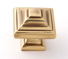 Alno Creations Geometric Polished Antique  Knob 1-1/4" (32mm) Overall Length