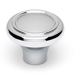 Alno Creations Classic Traditional Knob 1-1/4" (32mm) Overall Length in Polished Chrome