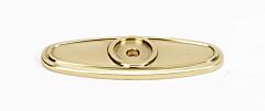 Alno Creations Classic Traditional Backplate 2-1/2" (64mm) Overall Length in Polished Brass