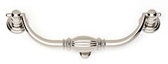 Alno Creations Tuscany Bail 6" (152mm) Center to Center, Overall Length 6-3/4" Polished Nickel Cabinet Pull/Handle