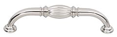 Alno Creations Tuscany 4" (102mm) Center to Center, Overall Length 4-1/2" Polished Nickel Cabinet Pull/Handle