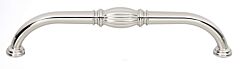 Alno Creations Tuscany 8" (203mm) Center to Center, Overall Length 8-3/4" Polished Nickel Cabinet Pull/Handle