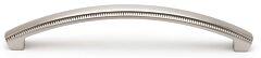 Alno Creations Regal 6" (152mm) Center to Center, Overall Length 6-3/4" Satin Nickel Cabinet Pull/Handle