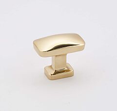 Alno Creations Cloud Knob 1-1/4" (32mm) Overall Length in Unlacquered Brass