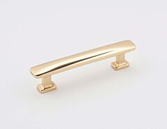 Alno Creations Cloud 3" (76mm) Center to Center, Overall Length 4-1/4" Polished Brass Cabinet Pull/Handle