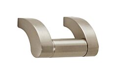 Alno Creations Circa 1-1/2" (38mm) Center to Center, Overall Length 1-7/8" Satin Nickel Cabinet Pull/Handle