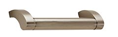 Alno Creations Circa 3-1/2" (89mm) Center to Center, Overall Length 3-7/8" Satin Nickel Cabinet Pull/Handle