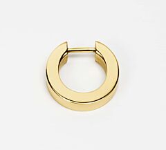 Alno Creations Ring Pull 1-1/2" (38mm) Overall Diameter in Polished Brass