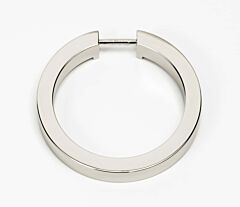 Alno Creations Ring Pull 2-1/2" (63.5mm) Overall Diameter in Polished Nickel