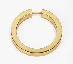 Alno Creations Ring Pull 3" (76mm) Overall Diameter in Satin Brass