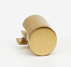 Alno Creations Round Post 5/8" (16mm) Overall Diameter in Satin Brass