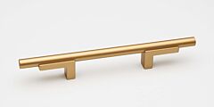 Alno Creations Vita Bella 3" (76mm) Center to Center, Overall Length 7-21/64" Champagne Cabinet Pull/Handle