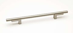 Alno Creations Vita Bella 6" (152mm) Center to Center, Overall Length 10-21/64" Matte Nickel Cabinet Pull/Handle