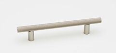 Alno Creations Vita Bella Style 4" (102mm) Center to Center, Overall Length 5-31/32" Matte Nickel Cabinet Pull/Handle