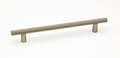 Alno Creations Vita Bella Style 6" (152mm) Center to Center, Overall Length 7-31/32" Matte Nickel Cabinet Pull/Handle