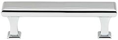 Alno Creations Manhattan 3" (76mm) Center to Center, Overall Length 3-3/4" Polished Chrome Cabinet Pull/Handle