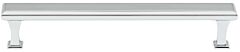 Alno Creations Manhattan 6" (152mm) Center to Center, Overall Length 6-3/4" Polished Chrome Cabinet Pull/Handle