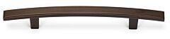 Alno Creations Arch 4" (102mm) Center to Center, Overall Length 6-1/2" Chocolate Bronze Cabinet Pull/Handle