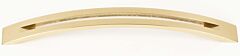 Alno Creations Slit Top 8" (203mm) Center to Center, Overall Length 9-1/2" Polished Brass Cabinet Pull/Handle