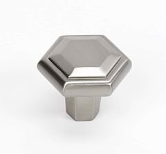 Alno Creations Nicole Knob 1-1/2" (38mm) Overall Length in Satin Nickel