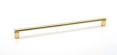 Alno Creations Vogue 12" (305mm) Center to Center, Overall Length 12-1/2" Polished Brass Cabinet Pull/Handle