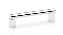 Alno Creations Vogue 3-1/2" (89mm) Center to Center, Overall Length 4" Polished Chrome Cabinet Pull/Handle