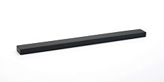 Alno Creations Tempo 12" (305mm) Center to Center, Overall Length 12-1/2" Matte Black Cabinet Pull/Handle