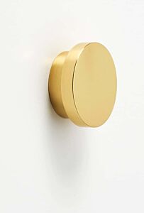 Alno Creations Redondo Knob 1-3/8" (35mm) Overall Length in Unlacquered Brass