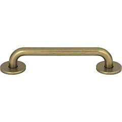 Atlas Homewares Dot Pull Vintage Brass Contemporary 5-1/16" (128mm) Center to Center, 5-7/16" (138mm) Length, Cabinet Pull / Handle