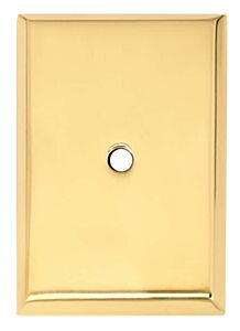 Alno Creations Traditional Backplate 1-7/8" (48mm) in Polished Brass