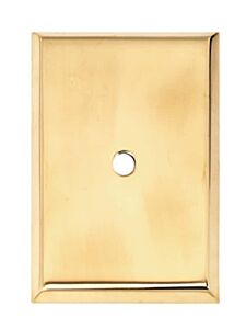 Alno Creations Traditional Backplate 2-5/8" (67mm) in Unlacquered Brass