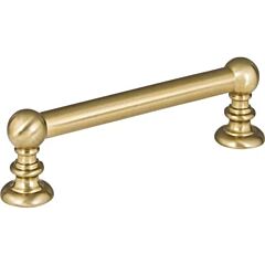Atlas Homewares Victoria Pull Warm Brass Traditional 3-3/4" (96mm) Center to Center, 4-5/8" (117.5mm) Length, Cabinet Pull / Handle