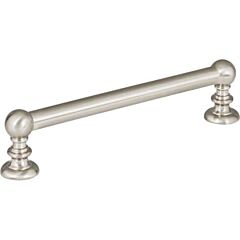 Atlas Homewares Victoria Pull Brushed Nickel Traditional 5-1/16" (128mm) Center to Center, 5-7/8" (149mm) Length, Cabinet Pull / Handle